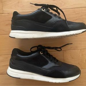 Cole Haan Grandpro Womens Downtown Runner Athletic Sneakers Black Leather 7B